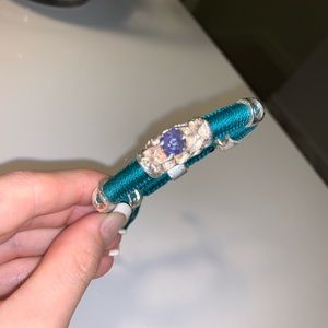 Authentic Tanzanite and Silvee bracelet